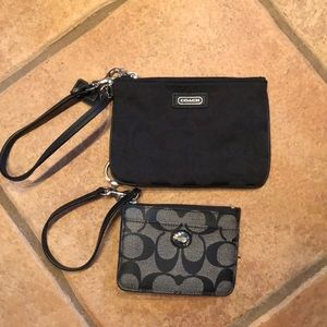 Coach wristlets/ wallets